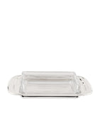 Greggio silver plated Georgian rectangular butter dish, UK version