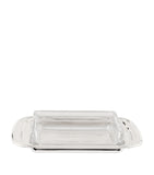 Greggio silver plated Georgian rectangular butter dish, UK version