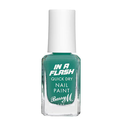Superdrug Barry M In A Flash Quick Dry Nail Paint Teal Rush- Buy online at McGrocer