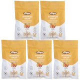 Nilaqua biodegradable shampoo wrap oatmilk honey 5 pack - British product