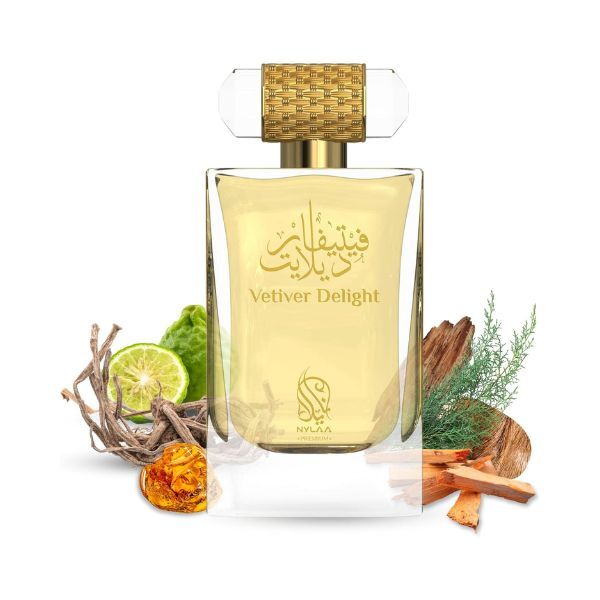 Nylaa Vetiver Delight Eau de Parfum 100ml - British product