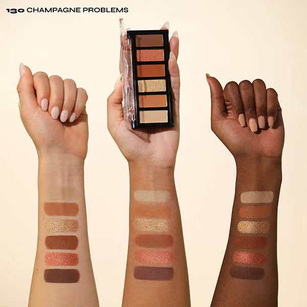 Milani Gilded Mini Palette 130 Champagne Problems, imported from the UK