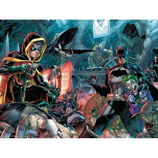 DC Comics Batman and Robin 3D puzzle 500 pieces, imported from the UK