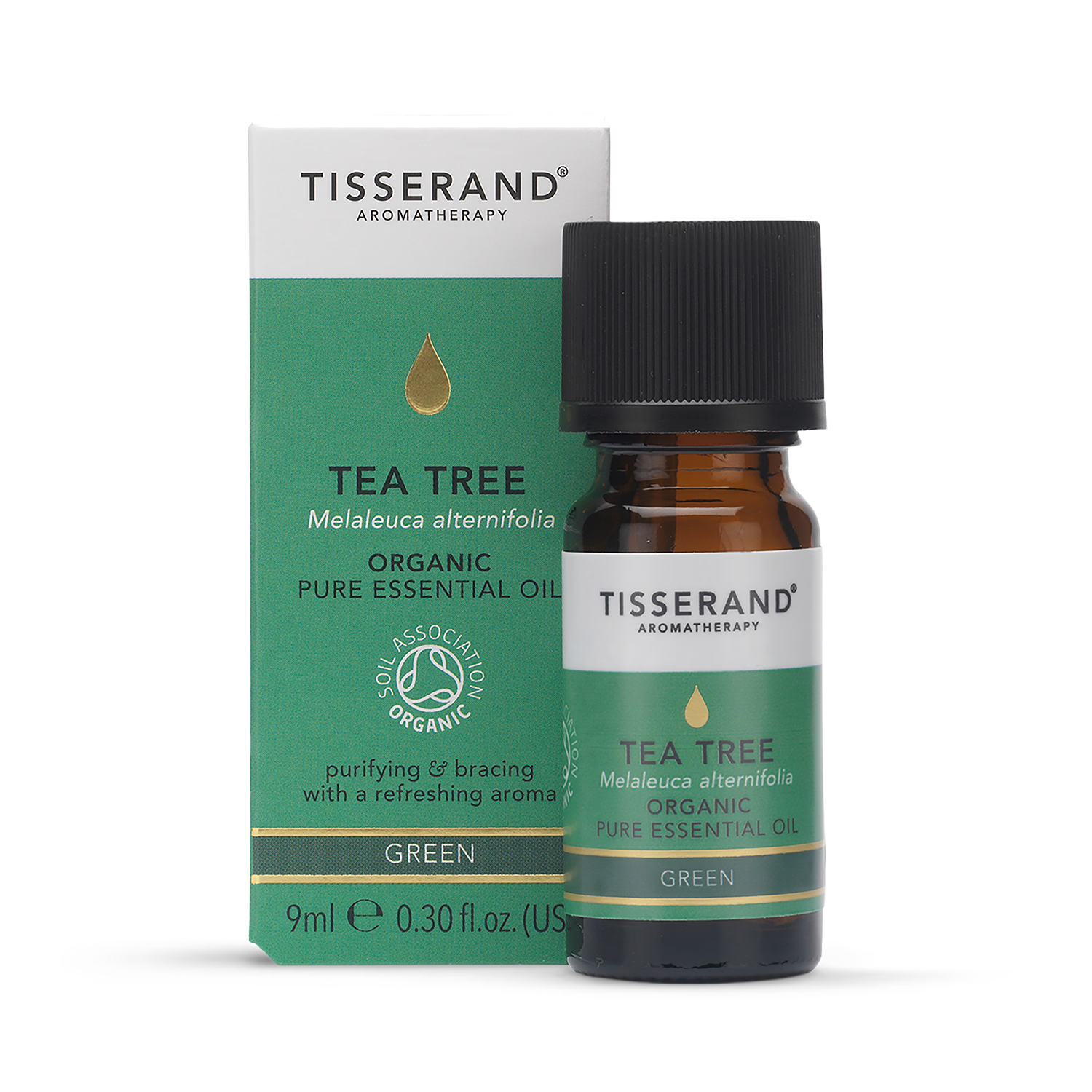 Tisserand Tea Tree Organic Pure Essential Oil 9ml (British brand)