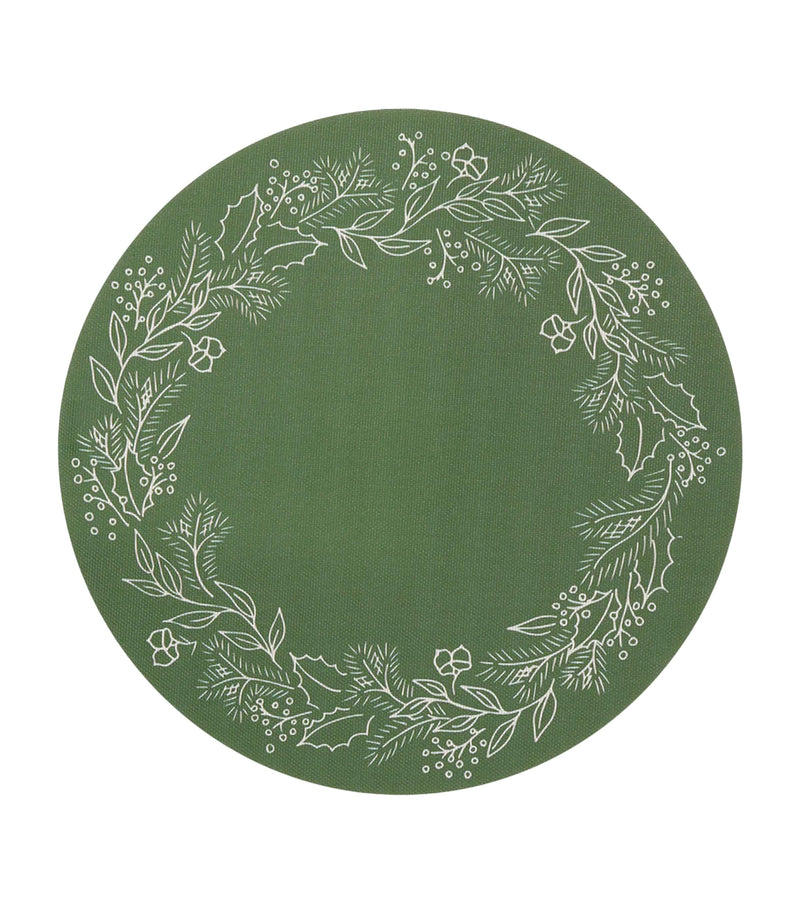 Chilewich x Martha Stewart wreath placemat 38cm - British product