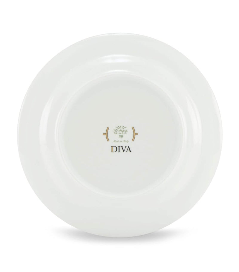 GINORI 1735 porcelain soup plate Giallo 24cm, UK version