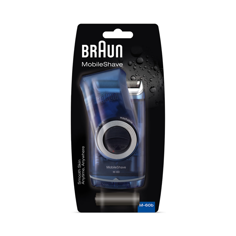 Braun MobileShave M60B electric shaver - British product