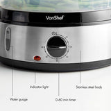 Vonhaus 3 tier steamer 800W - British product
