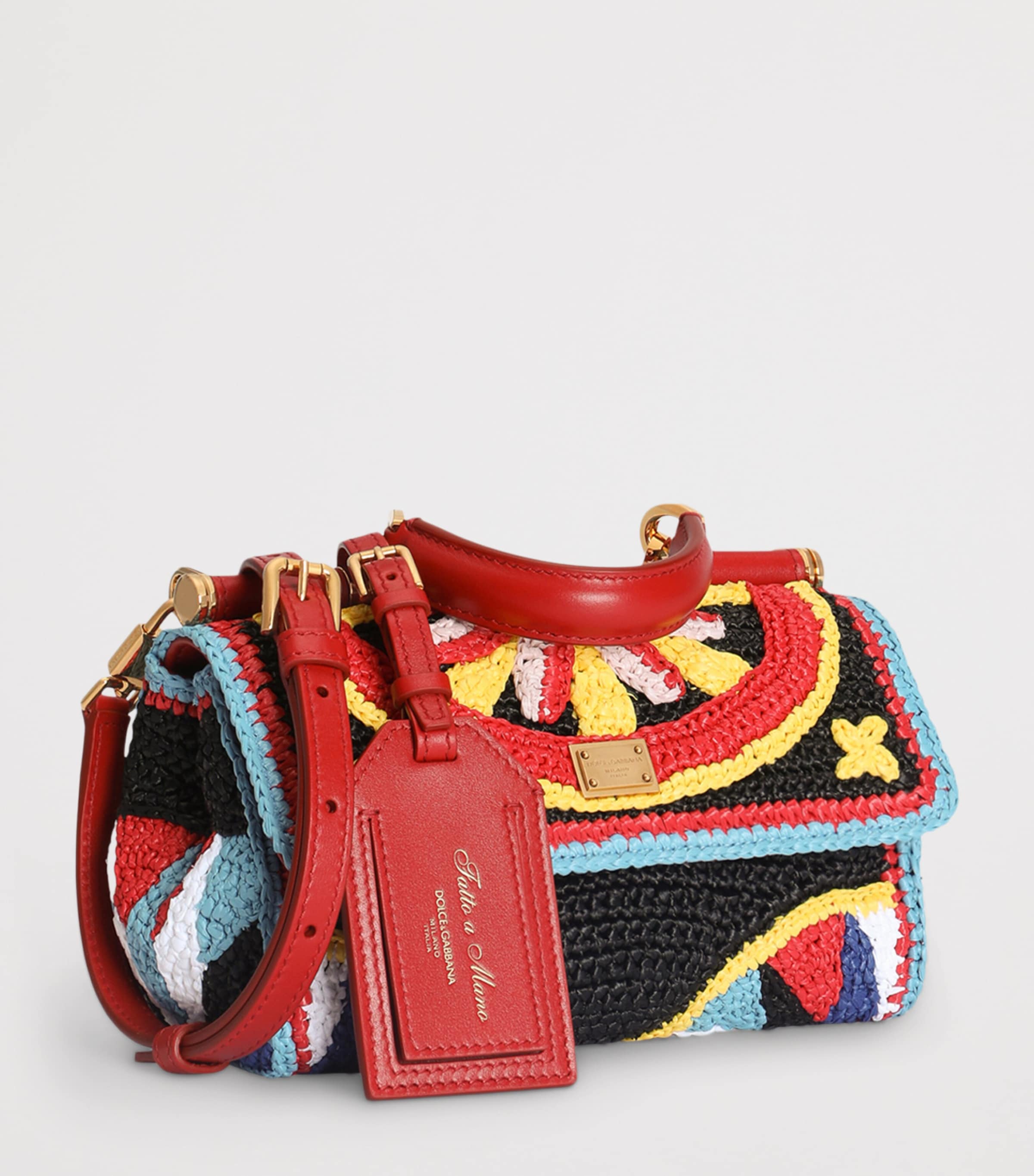 Dolce&Gabbana raffia My Sicily top-handle bag - British product