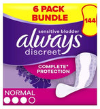 Always Discreet Incontinence Liners Normal - 144 Liners (6 pack bundle) GOODS Boots   