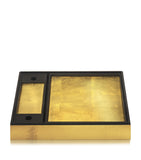 Posh Trading Gold Leaf placemat set of 8, imported from the UK