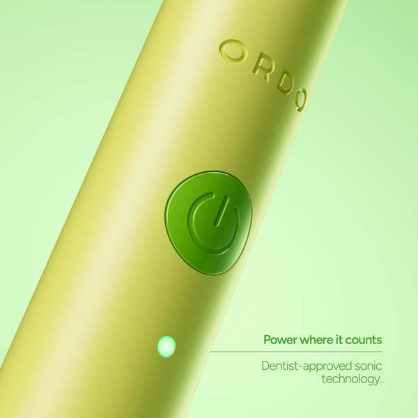 Ordo Sonic Edge rechargeable toothbrush Lime Sorbet, UK version