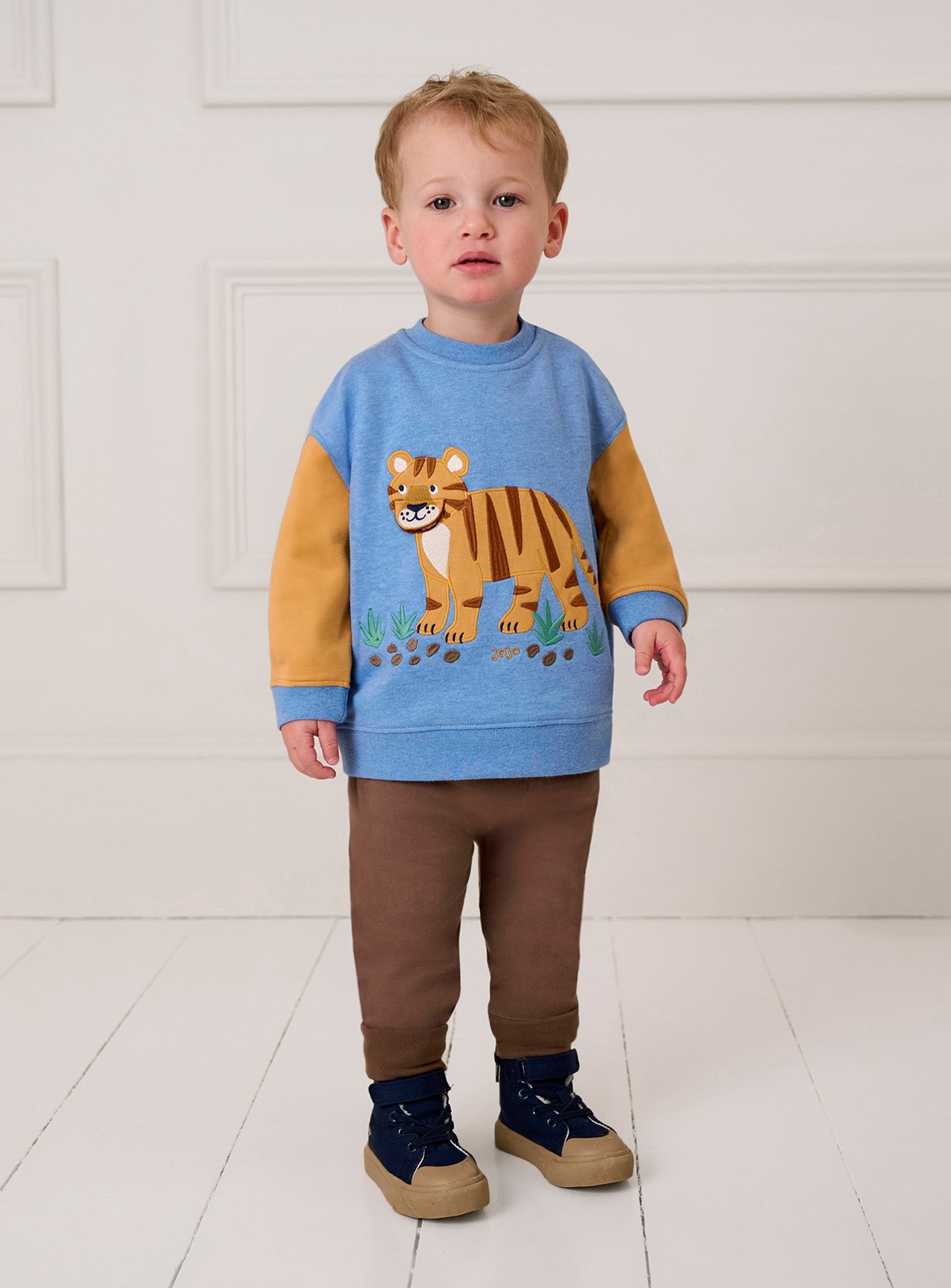 JOJO MAMAN BÉBÉ Tiger Applique Sweatshirt & Jogger Set 6-7 Years GOODS Argos