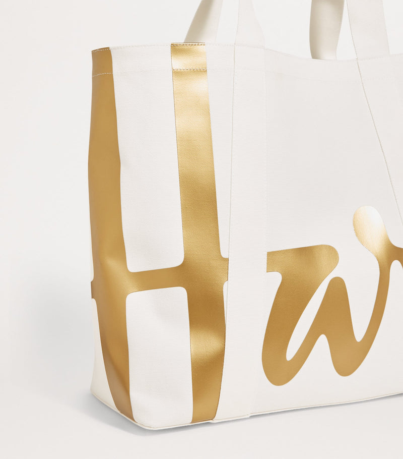Harrods Large Cotton Logo Tote Bag, UK version