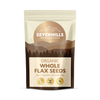Seven Hills Wholefoods organic whole flax seeds 900g, imported from the UK