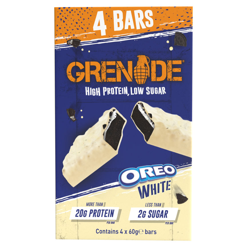 Grenade Oreo White 4 x 60g GOODS ASDA   