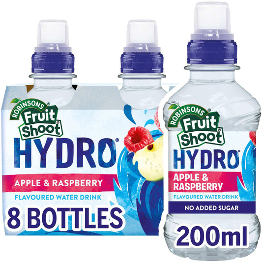 Fruit Shoot Hydro Apple & Raspberry Kids Water Drink 8x200ml All long life juice Sainsburys   