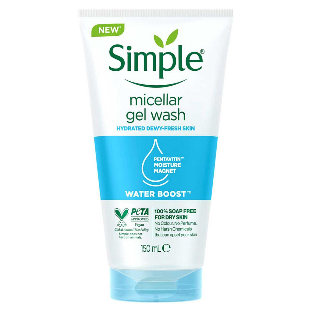 Simple Water Boost Micellar Gel Facial Wash 150ml