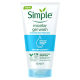 Simple Water Boost Micellar Gel Facial Wash 150ml Make Up & Beauty Accessories Boots   