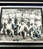 Leipzig Galleries framed Brazil 1958 World Cup signed jersey and programme display, UK version
