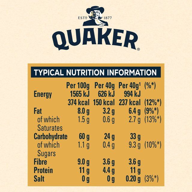 Quaker Oats Jumbo Rolled Oats Porridge Cereal   1kg Cereals M&S   