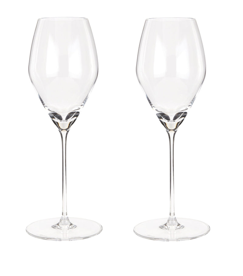 Riedel Crystal Performance Champagne Flutes 375ml, imported from the UK
