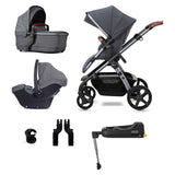 Silver Cross Wave Lunar Pushchair with Travel Pack GOODS Boots   