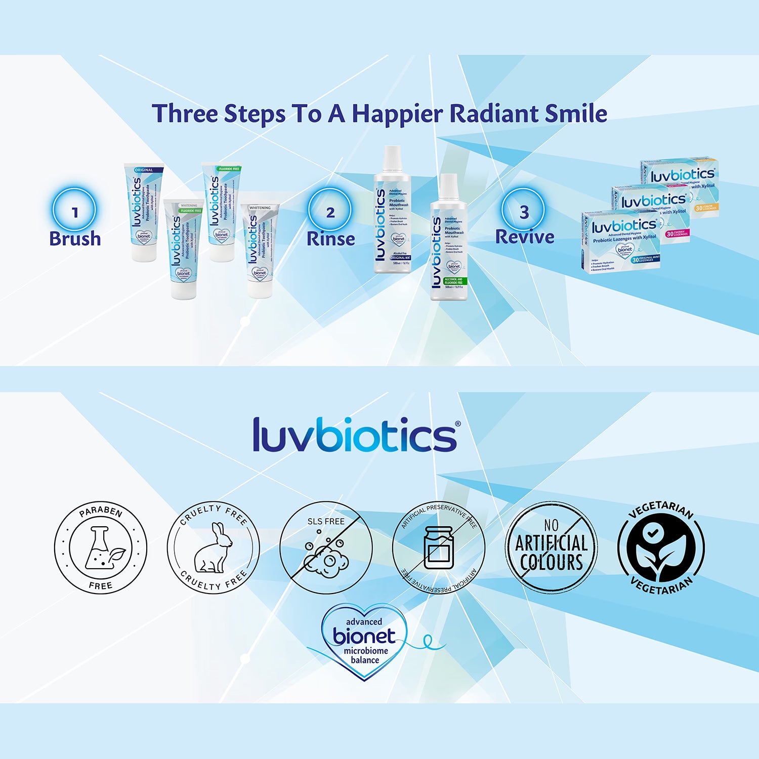 Luvbiotics whitening toothpaste (British brand)
