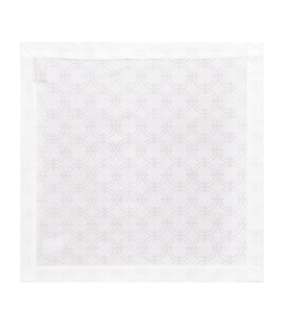 Le Jacquard Français Anneaux cotton napkin, UK version