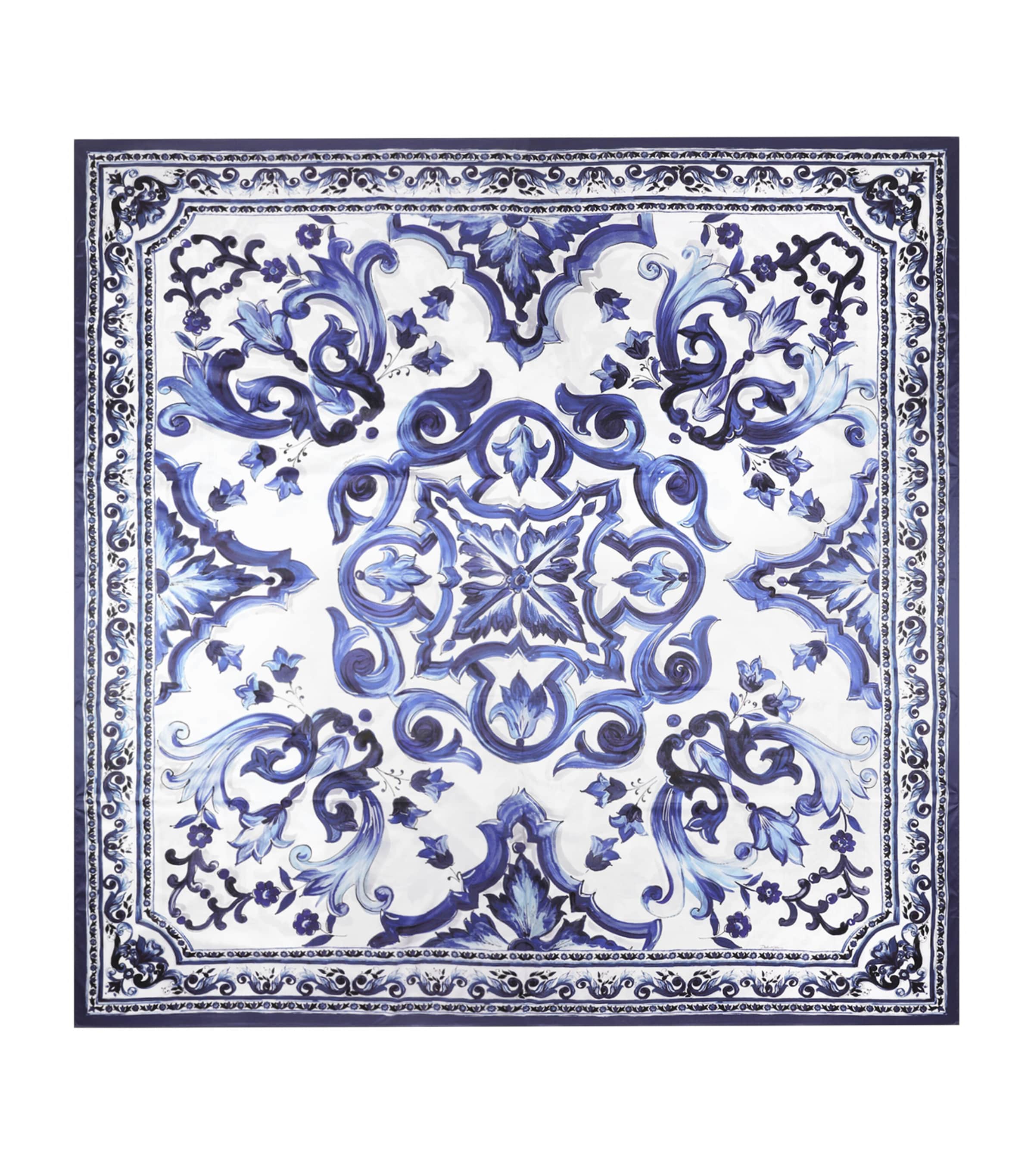Dolce&Gabbana Casa Cotton Majolica King Fitted Sheet 300cm x 300cm - British product