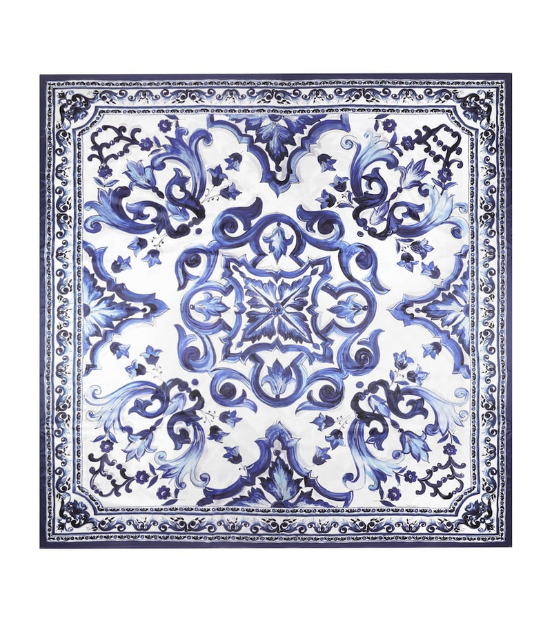 Dolce&Gabbana Casa Cotton Majolica King Fitted Sheet 300cm x 300cm - British product