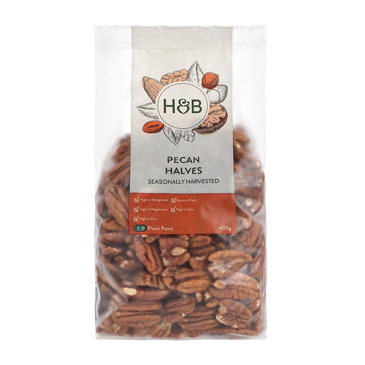 Holland & Barrett Pecan Halves 400g Pecans Holland&Barrett   