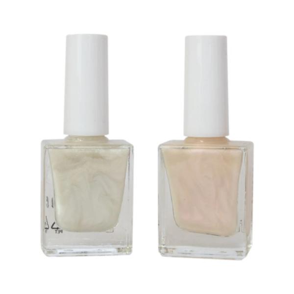 Danielle Creations nail polish duo gift set Pearl - British product