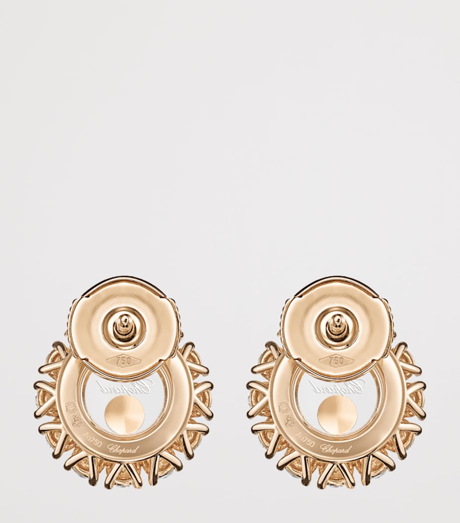 Chopard stud earrings Happy Diamonds twirling diamonds (British brand)