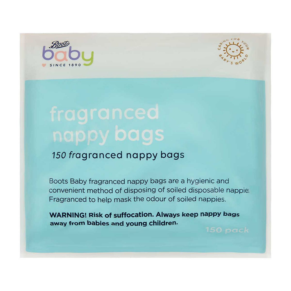 Boots Baby fragranced nappy bags 150s Toys & Kid's Zone Boots   