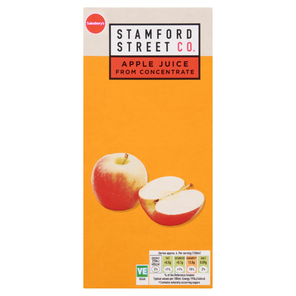 Stamford Street Co. Apple Juice from Concentrate 1L