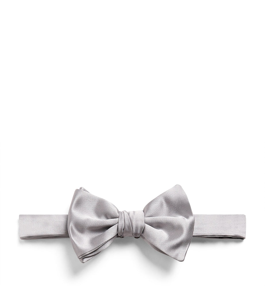 Emporio Armani Italian silk bow tie for men, UK version