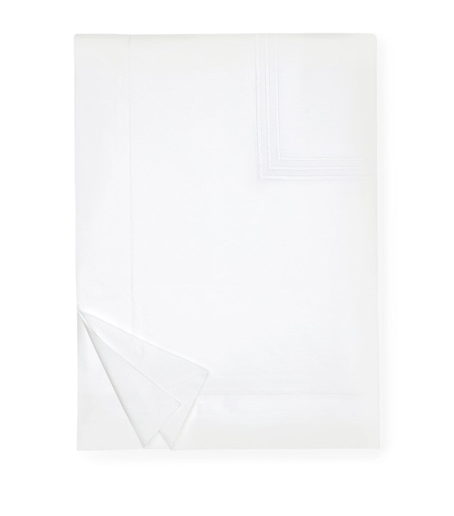 Pratesi Tre Righe Super King Duvet Cover 260cm x 220cm, imported from the UK