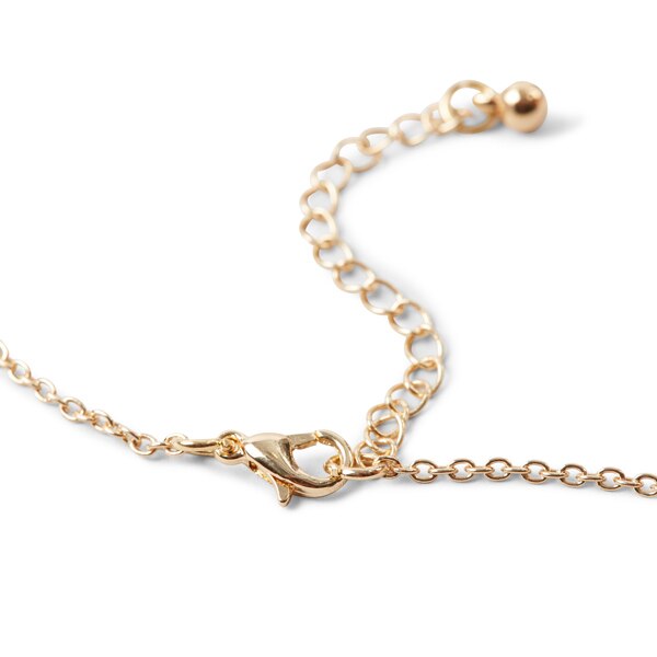 Superdrug Gold Tone T Bar Necklace GOODS Superdrug   