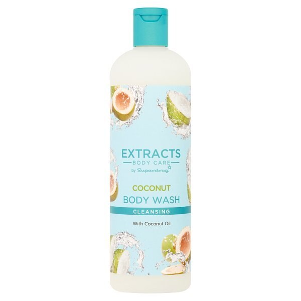 Superdrug Extracts Coconut Body Wash 500ml GOODS Superdrug   