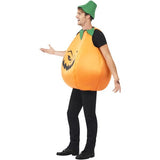 Smiffys Pumpkin Costume with orange tabard and hat (British brand)