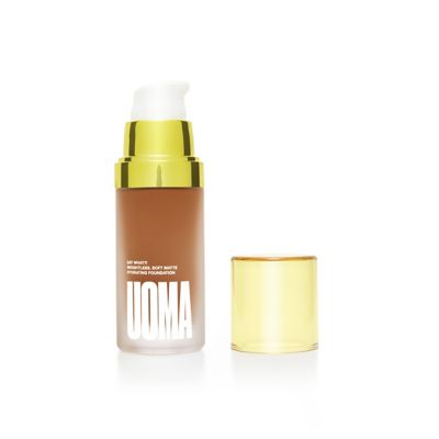 UOMA Beauty Say What?! Weightless Soft Matte Hydrating Foundation 30ml GOODS Boots Bronze Venus T2W  