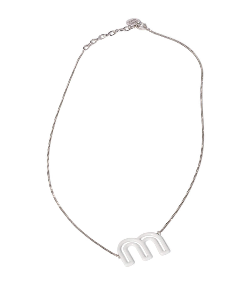 Miu Miu logo chain necklace adjustable length - British product