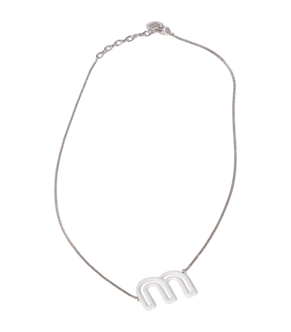 Miu Miu logo chain necklace adjustable length - British product