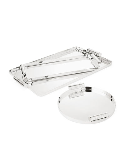 Harrods Versilbertes Messing Serviertablett 61,5 cm x 35,5 cm - Jetzt bei McGrocer online kaufen