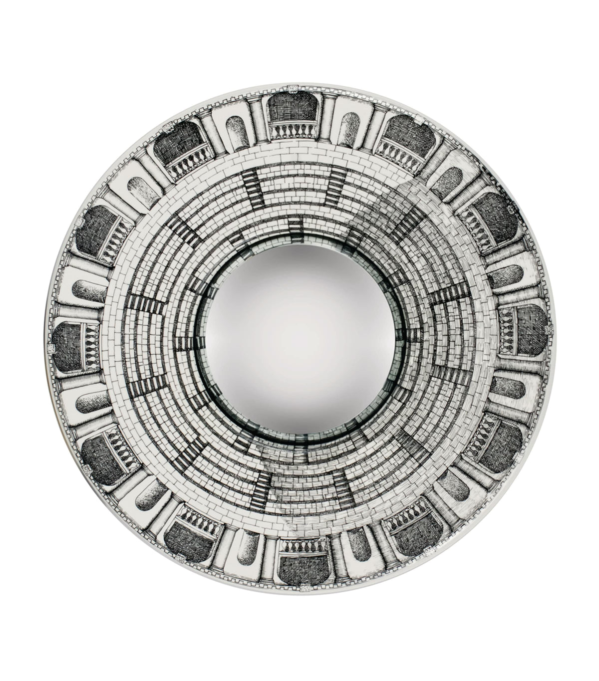 Fornasetti Architettura Convex Mirror - British product