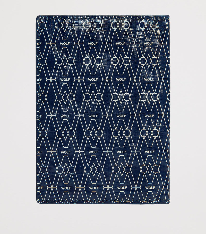 WOLF vegan passport sleeve with RFID protection and card slots (British brand)