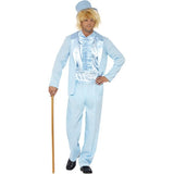 Smiffys 90s Stupid Tuxedo Costume blue (British brand)