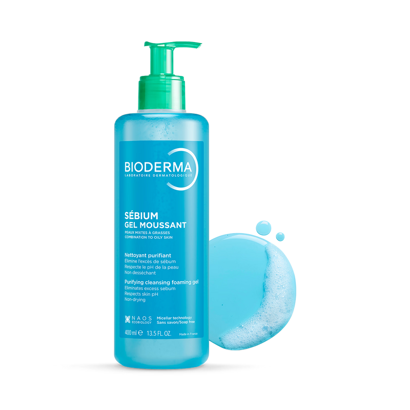 Bioderma Active Foaming Gel face wash 400ml (British brand)