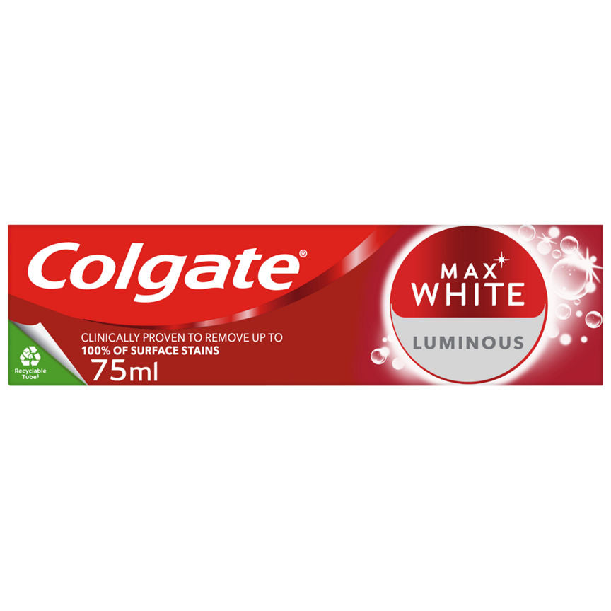 Colgate Max White Luminous Sparkling Mint Toothpaste